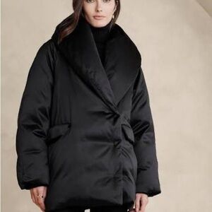 Banana Republic Lucila Satin Puffer Jacket